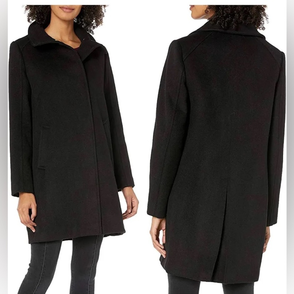 Cole Haan Dark Brown Women's Pea Coat